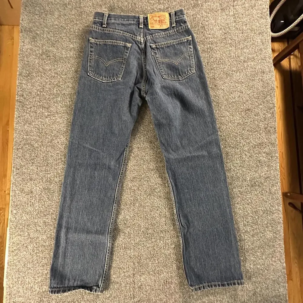 Vintage Levi’s‎ 505 Jeans Made in Canada 90s W31 L30 Dark Wash #627
